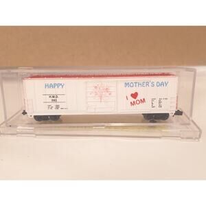 N Scale Bev-Bel Mother's Day Boxcar 2198 Life-Like 50' Sliding Door- Unplayed